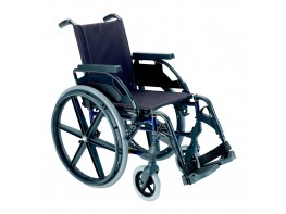 Imagen del producto Sunrise Medical silla ruedas premium 24' sólida 43cm azul con inodoro