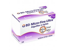Imagen del producto BD microfine tw 0,25 x 5mm 100uds R.320212