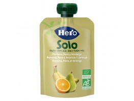 Imagen del producto Hero Baby Solo ecológico plátano pera y naranja bolsa 100g