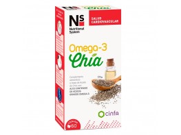 Imagen del producto N+s omega 3 chia 60 capsulas