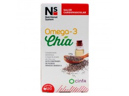 Imagen del producto N+s omega 3 chia 120 capsulas