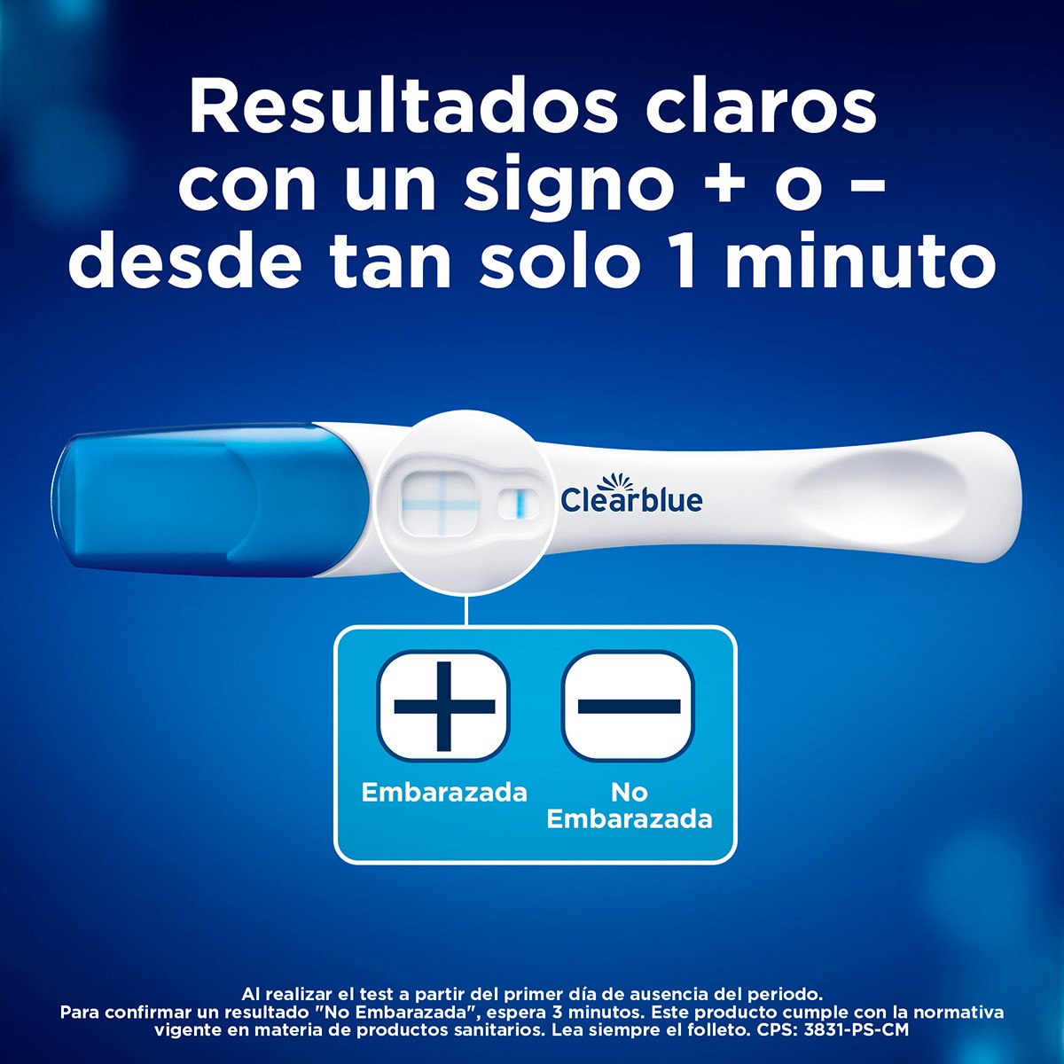 Clearblue test embarazo analógico 1u
