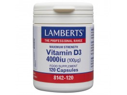 LAMBERTS Vitamina d3 120 cap 4000 ui 8142