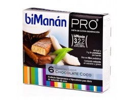 BIMANAN PRO BARRITAS CHOCOLATE/COCO 6UDS