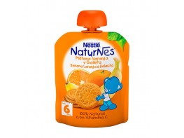 Nestlé Natunes bolsita plátano naranja y galleta 90g