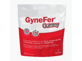 Gynefer gummy 30 gominolas frambuesa